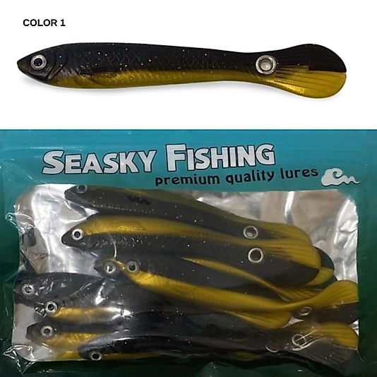 Katta Seasky Fishing Yaralık Balık Aksiyonlu Silikon Yem 10 cm 10 adet