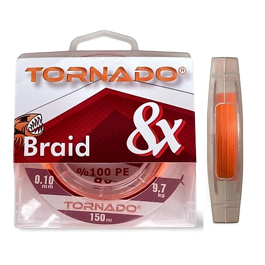 Tornado 8x 150m İp Misina (Turuncu)