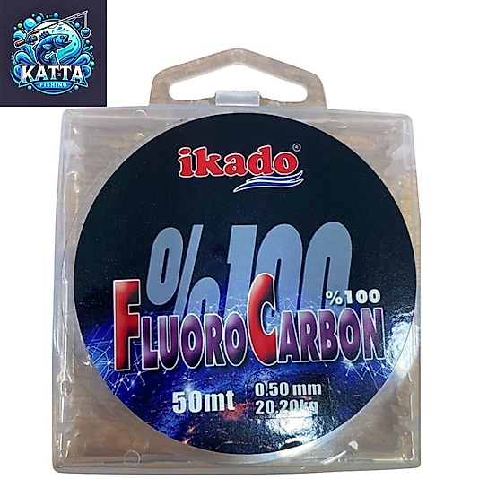 Ikado %100 Fluorocarbon Misina 0.50mm 50m 20.20kg FC Olta Misinası