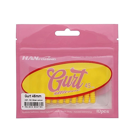 Hanfish Gurt 4.5cm LRF Silikon Yem-Glow Lemon
