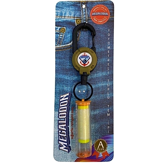 Megalodon Karabinalı Yem Sarma İpi — Surf Yem Bağlama İpi