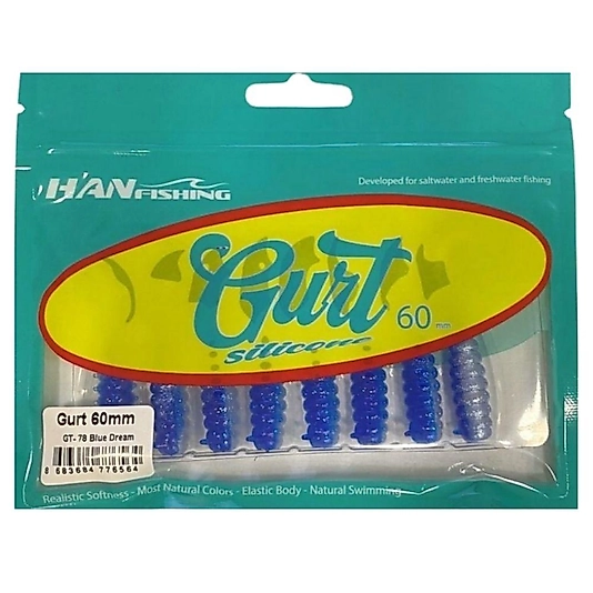 Hanfish Gurt 6cm LRF Silikon Yem-Blue Dream