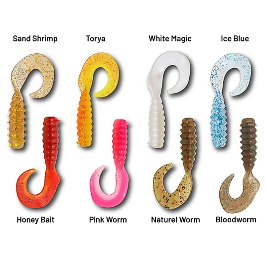 Hanfish Gurt 7cm LRF Silikon Yem Mix-2 Paket 8 Adet