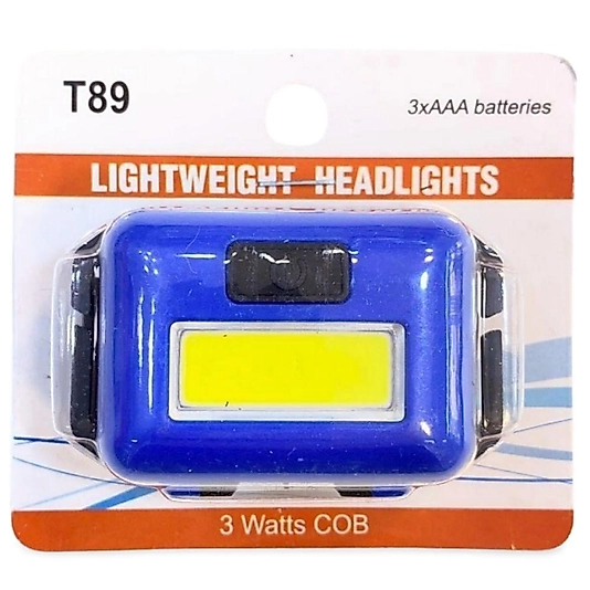 T89 COB LED Kafa Feneri | Hafif Güçlü Kafa Lambası