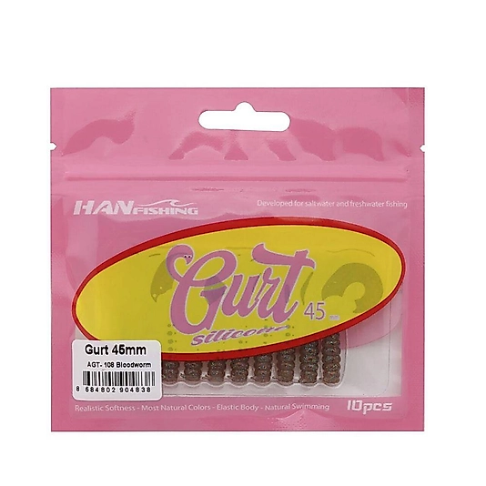 Hanfish Gurt 4.5cm LRF Silikon Yem-Bloodworm