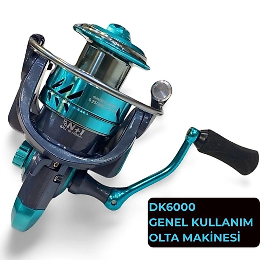 Haut Ton DK 6000 Genel Kullanım Olta Makinesi 3+1 BB Tekne ve Kıyı Avına Uygun