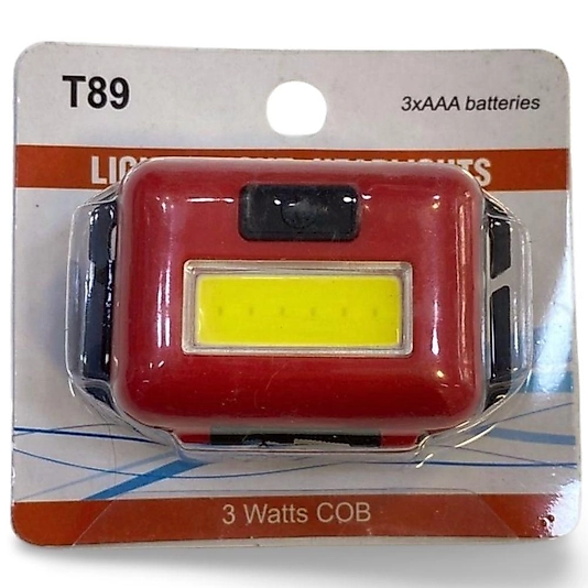 T89 COB LED Kafa Feneri | Hafif Güçlü Kafa Lambası