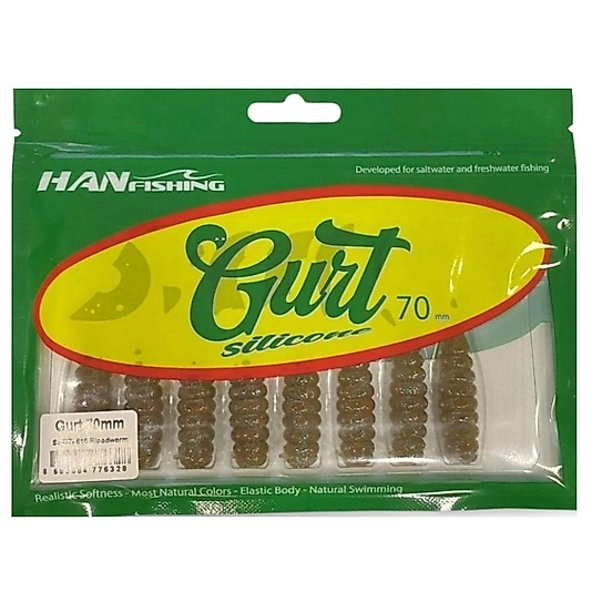 Hanfish Gurt 7cm LRF Silikon Yem - Bloodworm