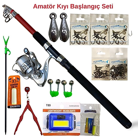 Amatör Balıkçı Kıyı Olta Seti - Hazır Kıyı Seti