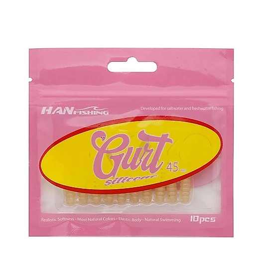 Hanfish Gurt 4.5cm LRF Silikon Yem-Glow Natural