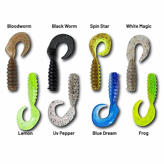 Hanfish Gurt 7cm LRF Silikon Yem Mix-3 Paket 8 Adet