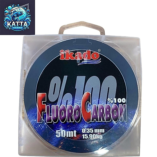 Ikado %100 Fluorocarbon Misina 0.35mm 50m 15.9kg FC Olta Misinası