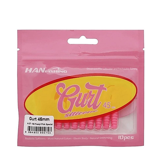 Hanfish Gurt 4.5cm LRF Silikon Yem-Pearly Pink Special