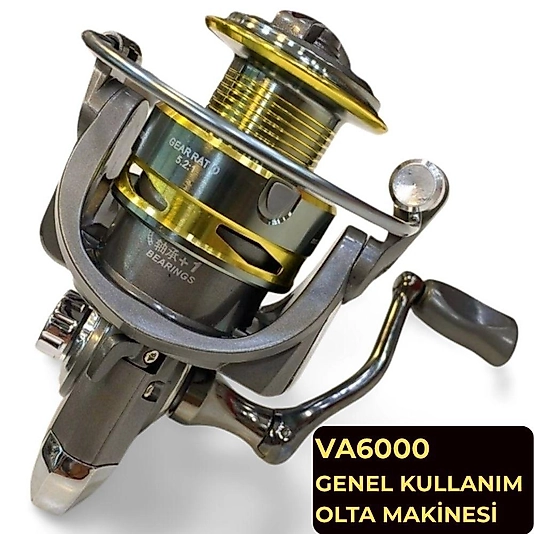 Haut Ton VA 6000 Genel Kullanım ve Tekne Olta Makinesi 3+1BB