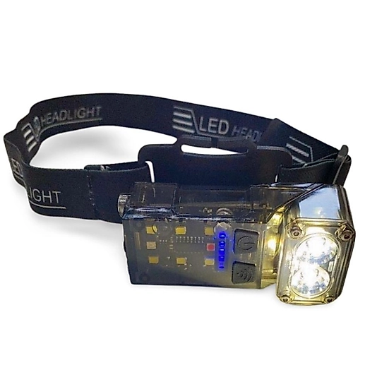 Şarjlı LED Kafa Lambası Çift Sensörlü