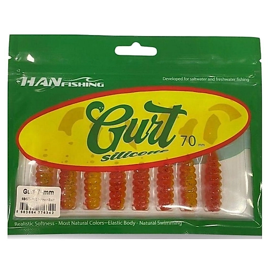 Hanfish Gurt 7cm LRF Silikon Yem - Honey Bait