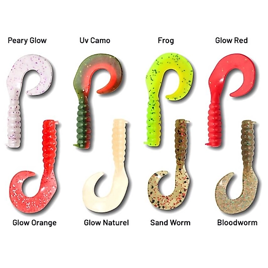 Hanfish Gurt 4,5cm LRF Silikon Yem Mix-2 Paket 8 Adet