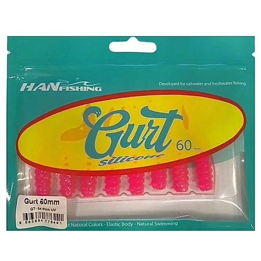 Hanfish Gurt 6cm LRF Silikon Yem- Pink UV