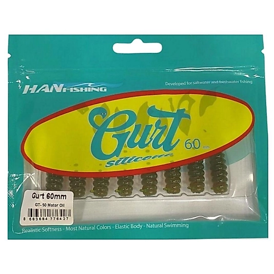 Hanfish Gurt 6cm LRF Silikon Yem-Motor Oil