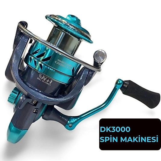 Haut Ton DK 3000 Spin Olta Makinesi 3+1 BB Hafif Güçlü Makine