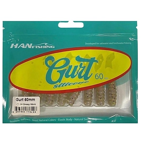 Hanfish Gurt 6cm LRF Silikon Yem-Greasy Worm