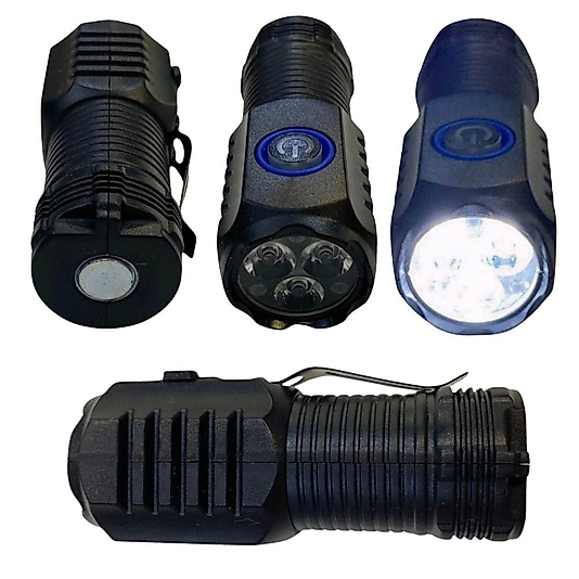 Şarjlı LED Kafa Feneri Güçlü Işık Şapkaya Takılabilir Kafa Lambası